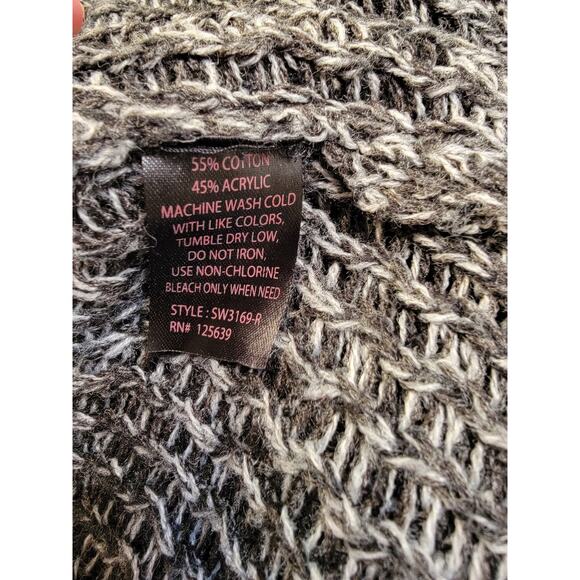 Yoki Chunky Looseknit Cardigan Hi-low Sweater - Picture 4 of 4